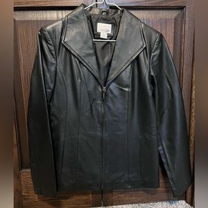 Women's East 5th Black Leather Jacket